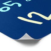 Time Keeping Chart Onderwijs kleuterschool. Poster (Hoek)