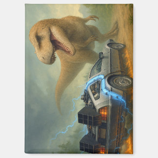 Time Machine DeLorean maakt een vriend Magneet