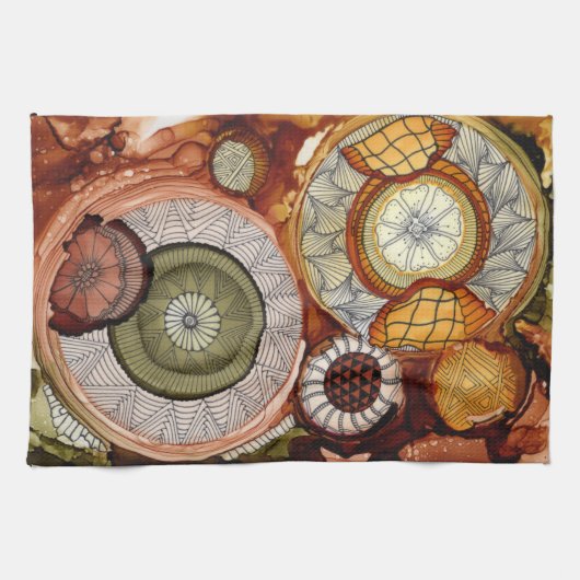 Time Machine Kitchen Towel Theedoek (Horizontaal)