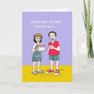 "Time Marches on" Birthday Kaart