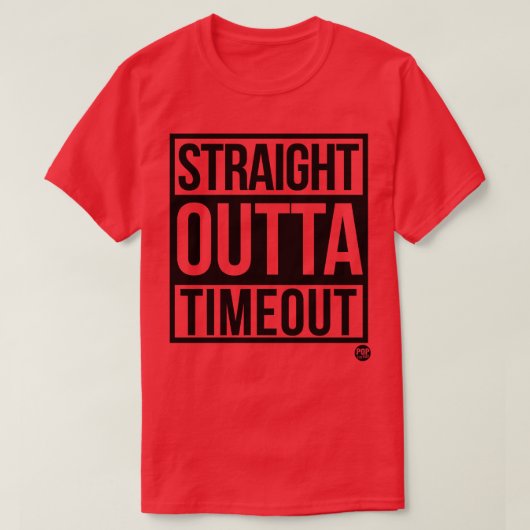 TIME-OUT BIJ UITVAL T-SHIRT (Design voorkant)