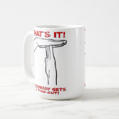 Time Out Funny Mug (Devant gauche)