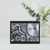 Time Piece Mechanics Briefkaart (Staand voorkant)