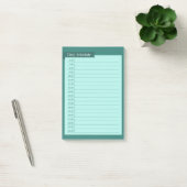 time schedule post-it® notes (Kantoor)