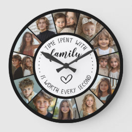 Time Spent With Family Quote 12 Photo Collage Grote Klok