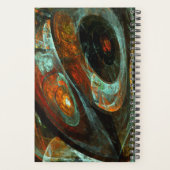 Time Split Abstract Art Planner (Achterkant)
