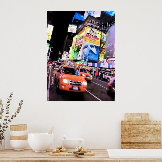 Time Square, New York City Poster (Keuken)