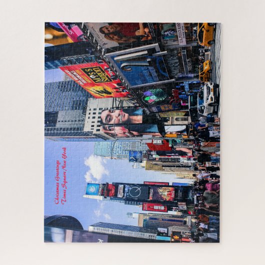 Time Square New York.kerstcadeautjes Legpuzzel (Verticaal)