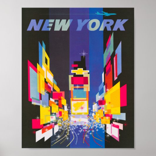 Time Square Travel Poster (Voorkant)