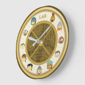 Time Tangled Wall Clock Grote Klok (Hoek)