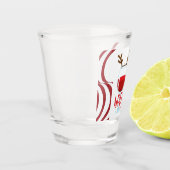 “Time to Get Blitzened” Shot Glass Glas (Links)