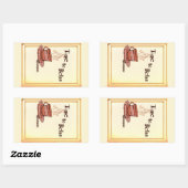 Time to Relax yellow Rectangular Sticker Label (Vel)