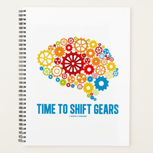Time To Shift Gears Psyché Mécano Gears Brain (Devant)