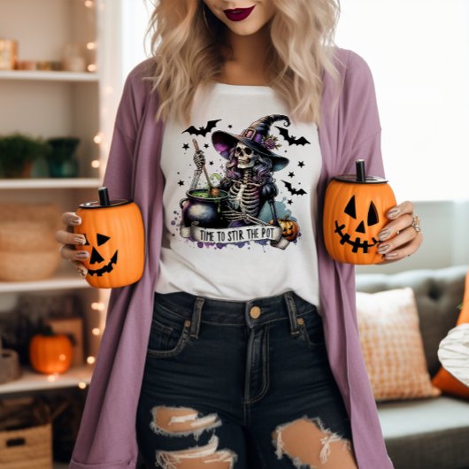 Time to Stir the Pot Halloween T-shirt