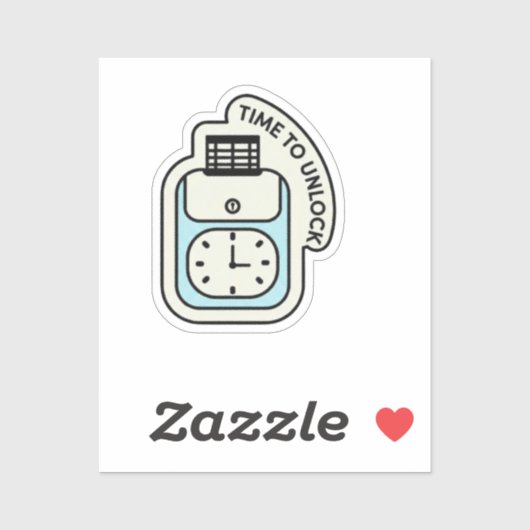 Time to Unlock Digital Sticker (Vel)