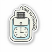 Time to Unlock Digital Sticker (Voorkant)