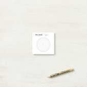 Time Tracker Post-it® Notes (Op bureau)