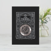Time Travel Retro Science Fiction Gift Kaart (Staand voorkant)