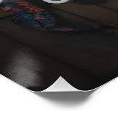 Time Traveler: 80s Roller Skate Dreams Perfect Poster (Hoek)