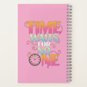 Time Waits For No One Motivational Spiral Notebook Notitieboek (Achterkant)