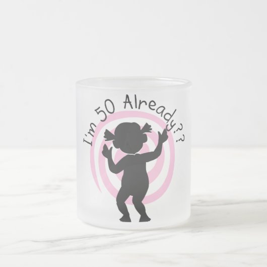 Time Warp 50 Reeds overhemden en geschenken Matglas Koffiemok (Center)