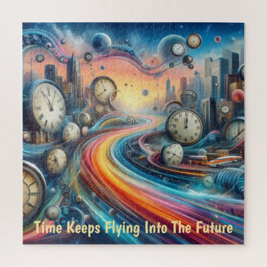 Time Warp Road Trip Legpuzzel (Verticaal)
