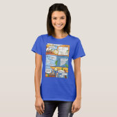Time Winner Comics Vrouw T-shirt (Voorkant volledig)