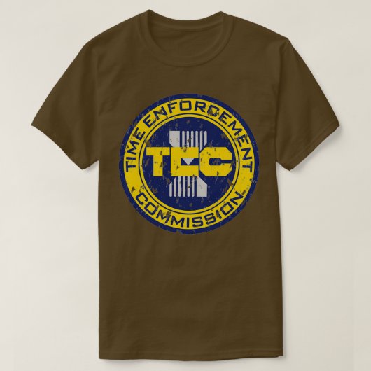 Timecop Time Enforcement Commission T-shirt (Design voorkant)
