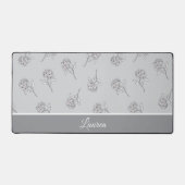 Timeless Botanical Bloom Soft Grey Monogram (Recto)