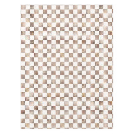Timeless Brown and Beige Checkered Pattern Tafelkleed