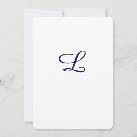 Timeless Catholic Monogrammed Wedding Invitation (Dos)