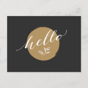 Timeless, charmante manier om "Hallo" te zeggen Briefkaart