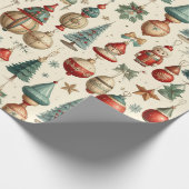 Timeless Christmas Toys Cadeaupapier (Hoek)