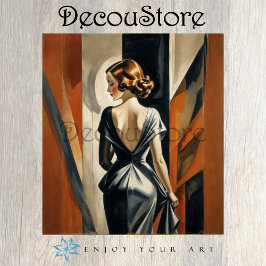 Timeless Elegance – Vintage Fashion Illustration Tissuepapier