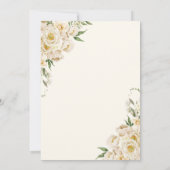 Timeless Elegance Wedding Invitation Kaart (Achterkant)