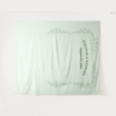 Timeless Flower Weduwfoto Booth Backdrop Wandkleed (Voorkant (horizontaal))