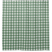 Timeless Gingham Green Douchegordijn (Voorkant)