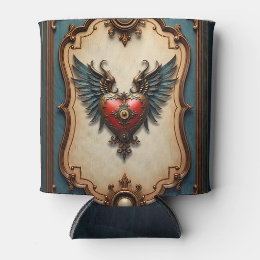 Timeless love, surreal elegance in steampunk style blikjeskoeler (Voorkant)