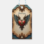 Timeless love, surreal elegance in steampunk style cadeaulabel (Voorkant)