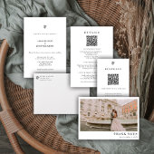 Timeless Monochrome Wedding Invitation