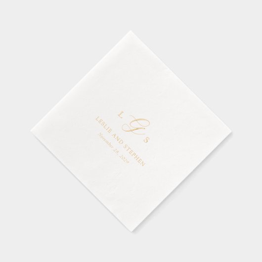 Timeless Monogram Elegant Wedding (Droite)