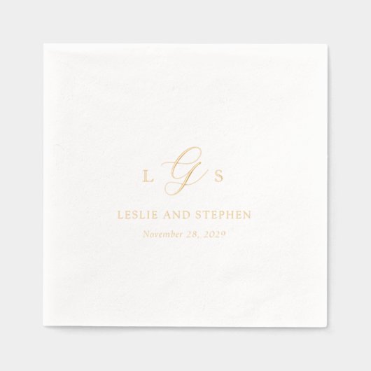 Timeless Monogram Elegant Wedding (Recto)