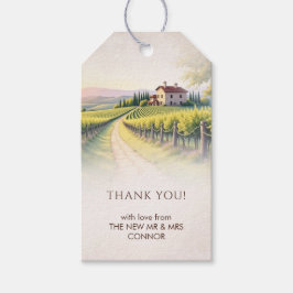 Timeless Romantic Vineyard Rustic Wedding Cadeaulabel