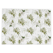 Timeless Sage Olive Wataercolor Chic  Groot Cadeauzakje (Achterkant)