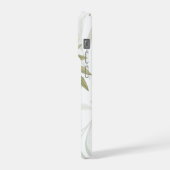 Timeless Sage Olive Wataercolor Chic  iPhone Hoesje (Linkerkant)