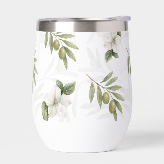 Timeless Sage Olive Watercolor Chic (Gauche)