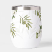 Timeless Sage Olive Watercolor Chic (Arrière)