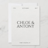 Timeless, Save The Date (Devant)