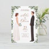 Timeless Wedding Invitation Elegant Classic Design (Debout devant)
