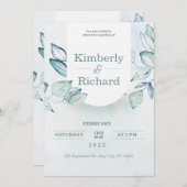 Timeless Wedding Invitation | Elegant Minimal (Devant / Derrière)